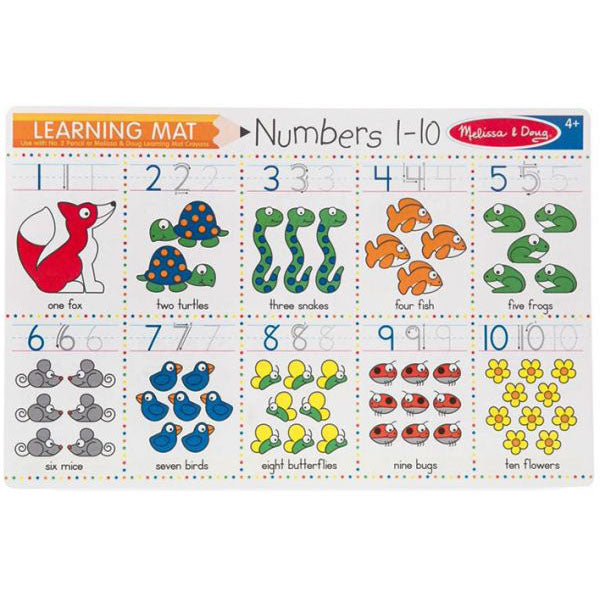 Melissa & Doug - Learning Mat - Numbers 1-10