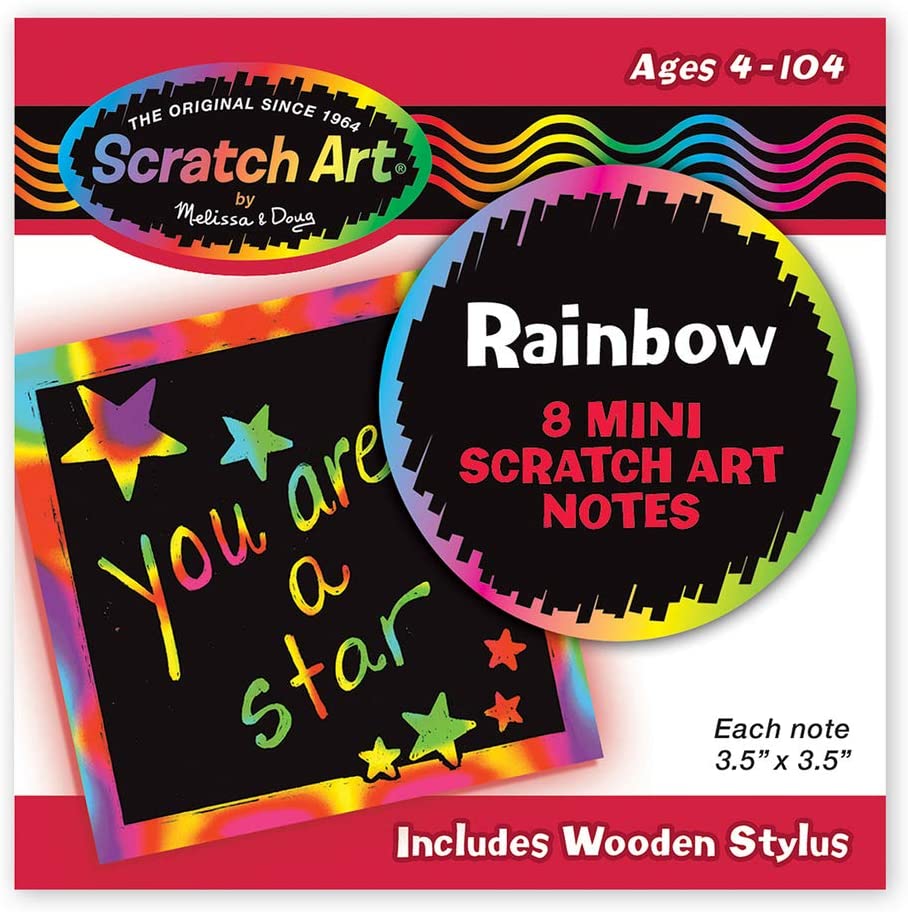 Melissa and doug scratch art shop mini notes