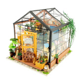 Hands Craft - DIY Miniature Dollhouse Kit - Cathy's Flower House