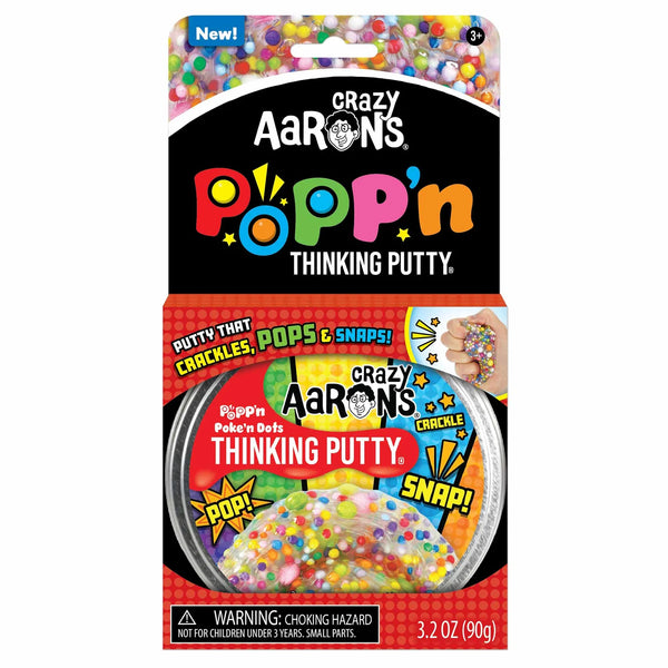 Crazy Aaron's Thinking Putty - 4" Poke'n Dots