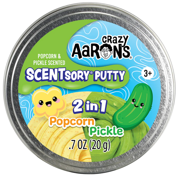 Crazy Aaron's - SCENTsory Duos Putty - Popcorn/Pickle