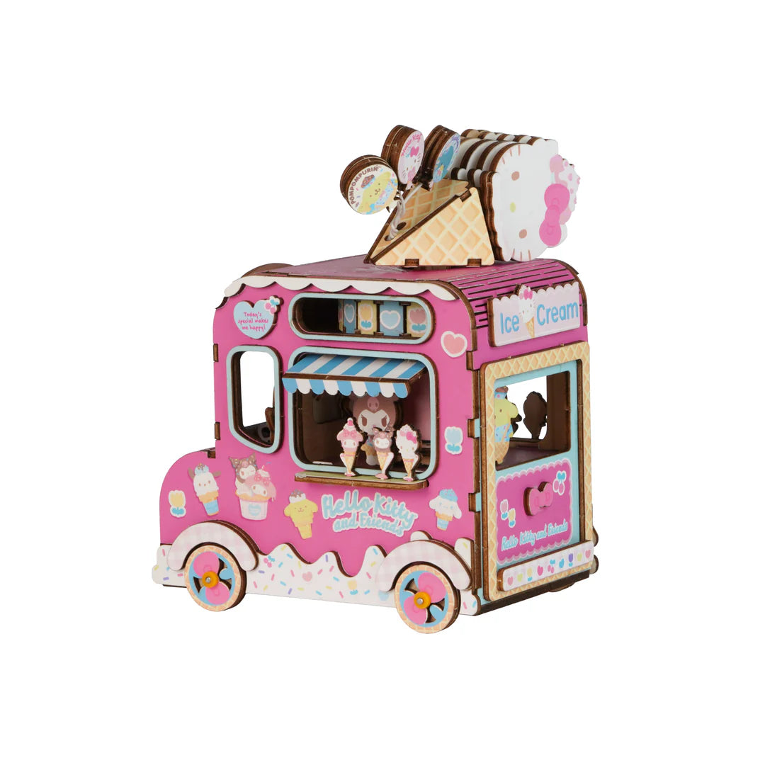 Hands Craft - Hello Kitty and Friends Ice Cream Truck - 3D Wooden Musi ...