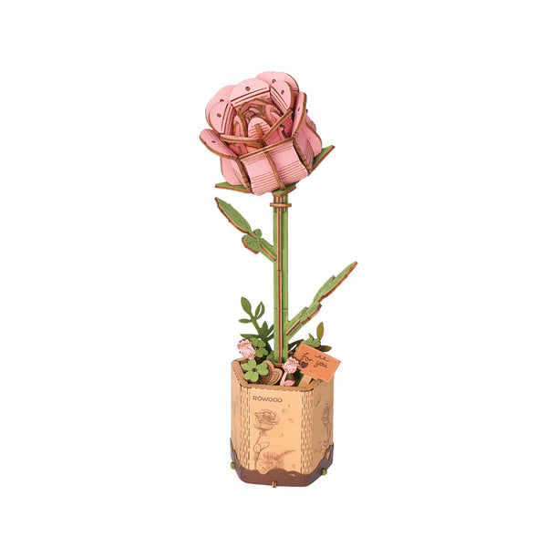 Hands Craft - Wooden Bloom - Pink Rose