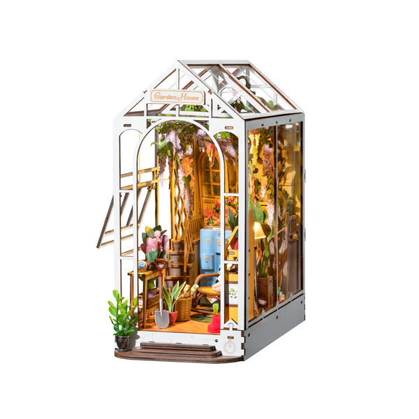 Hands Craft - DIY Miniature Book Nook Kit - Garden House