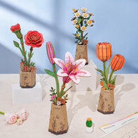 Hands Craft - Wooden Bloom - Pink Lily