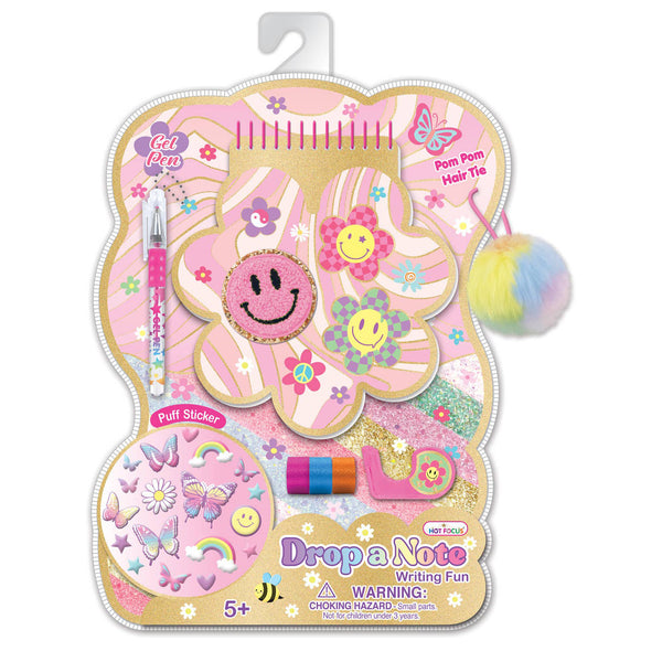 Drop a Note Writing Fun - Groovy Flower