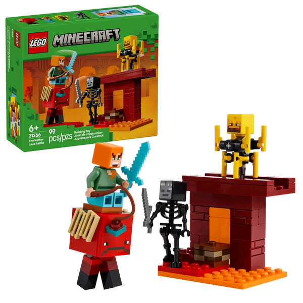 Lego - Minecraft - Nether Lava Battle