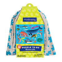 Mudpuppy - Ocean Life - Puzzle to Go