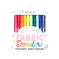Ooly - Fabric Doodlers Markers - Set of 12