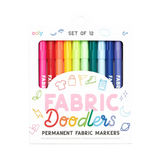 Ooly - Fabric Doodlers Markers - Set of 12