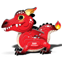 EUGY - Red Dragon - 3D Puzzle