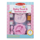 Melissa & Doug - Time to Eat - Baby Feeding Set