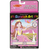 Melissa & Doug - Scratch Art Color Reveal Pad - Fairy Tales