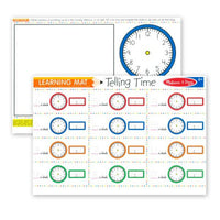 Melissa & Doug - Learning Mat - Telling Time