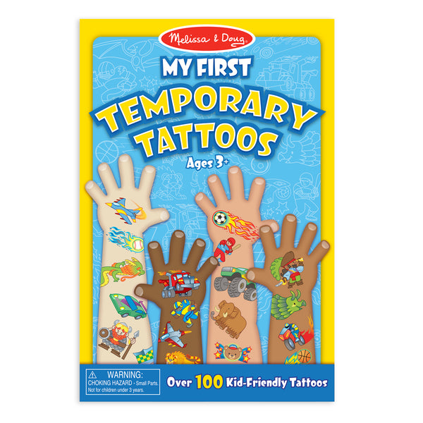 Melissa & Doug - My First Temporary Tattoos - Blue – Curio