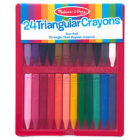 Melissa & Doug - Crayon Set - 24 Triangular