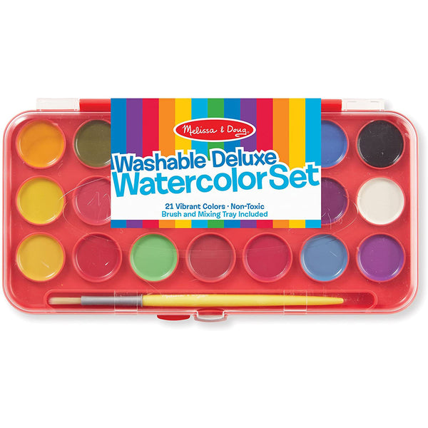Melissa & Doug - Deluxe Watercolor Paint Set (21 colors)