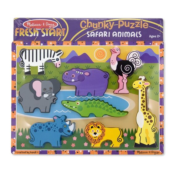 Melissa & Doug - Chunky Puzzle - Safari
