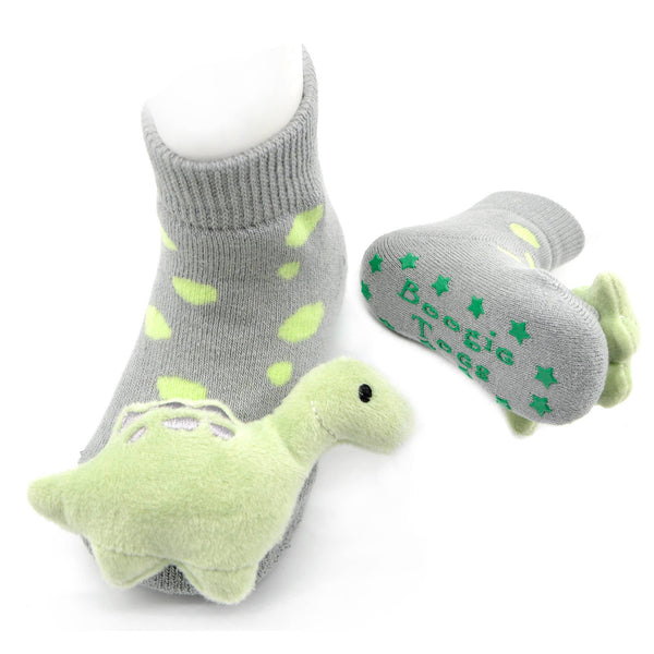 Boogie Toes - Green Dinosaur 0-1 Year