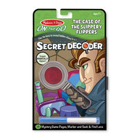 Melissa & Doug - Secret Decoder Set - Case of the Slippery Flippers