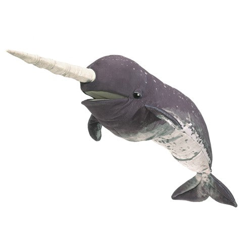 Folkmanis Hand Puppet - Narwhal