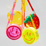 Bewaltz - Smiley Jelly Handbag - Crossbody Purse - Yellow