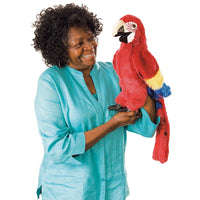 Folkmanis Hand Puppet - Scarlet Macaw