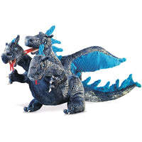 Folkmanis - Hand Puppet - Blue Three-Headed Dragon