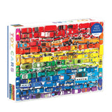 Galison - Rainbow Toy Cars - 1000 Piece Puzzle