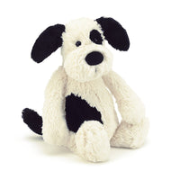 Jellycat - Bashful Black & Cream Puppy - Medium 12"