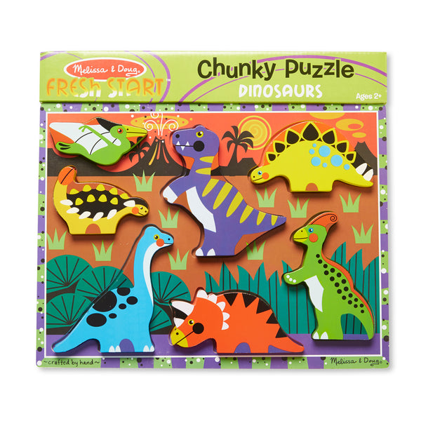 Melissa & Doug - Chunky Puzzle - Dinosaurs