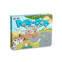 Melissa & Doug - Poke-A-Dot - Wheels on the Bus Wild Safari Board Book