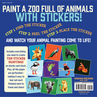 Workman Publishing - Paint By Sticker Kids - Zoo Animals